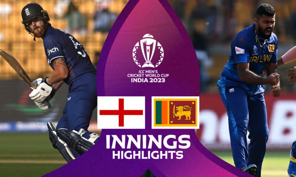 England Vs Sri Lanka, 25th Match Highlights ICC Cricket World Cup 2023