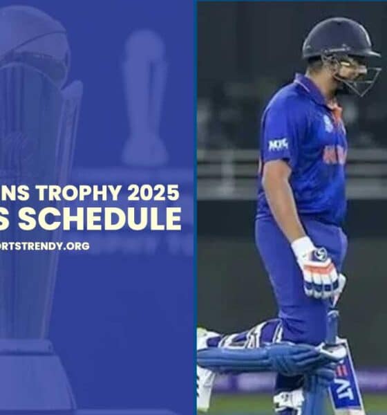 icc champions trophy 2025 schedule