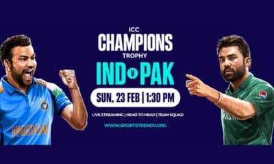 India Vs Pakistan Live streaming champions trophy 2025