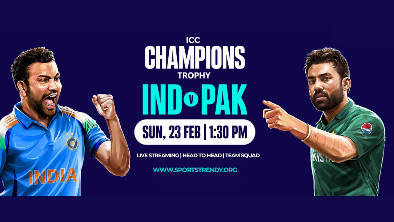 India Vs Pakistan Live streaming champions trophy 2025