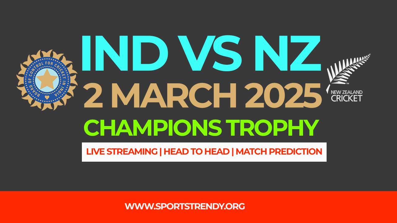 ind vz nz champions trophy 2025 live streaming info